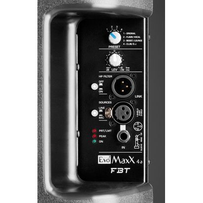 Impianto audio Professionale 2.200W Coppia casse FBT EVO2MAXX 4A + XSub 18SA + cavi omaggio