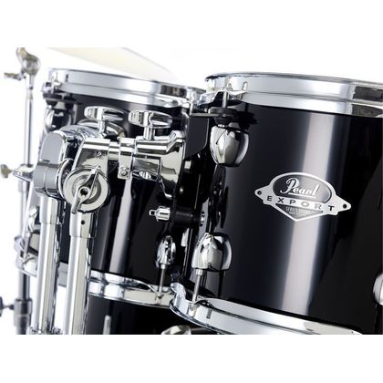 Pearl Export EXX725SBR Jet Black Batteria acustica completa nera