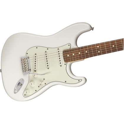 Fender Player Stratocaster PF Polar White Chitarra elettrica bianca