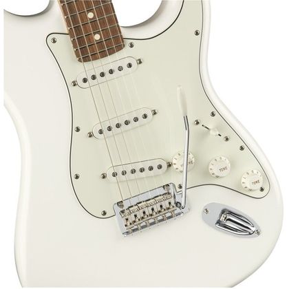 Fender Player Stratocaster PF Polar White Chitarra elettrica bianca