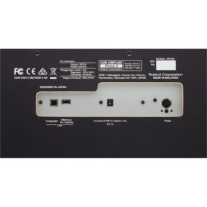 Roland RP-102 BK Black Pianoforte digitale 88 tasti pesati