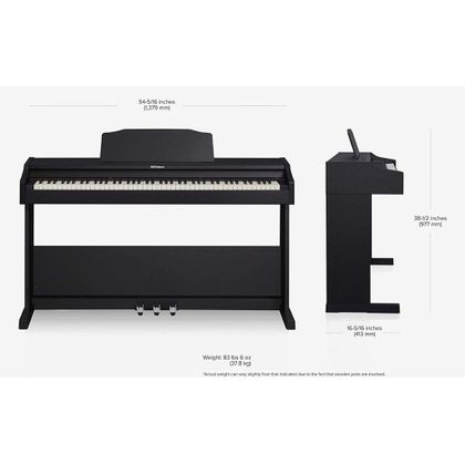 Roland RP-102 BK Black Pianoforte digitale 88 tasti pesati