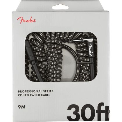 Fender Professional Series Coil Cable Gray Tweed Cavo per strumenti Jack - Jack 9 mt.