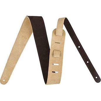 Fender Reversible Suede Strap Brown/Tan Tracolla per chitarra