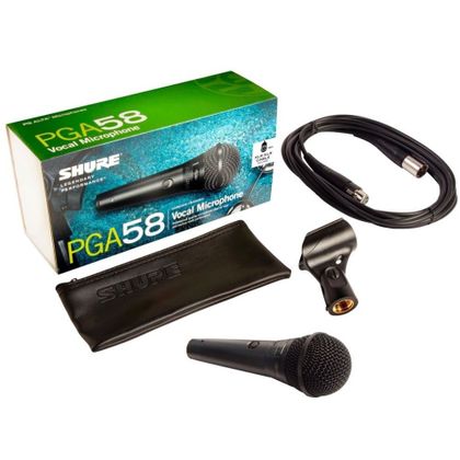 BOSS VE-5 White Vocal Performer 6 Effetti integrati Bundle con Microfono Shure PGA58