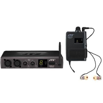 JTS SIEM-2T/SIEM-2R+IE1 Bundle Sistema in ear monitor wireless + cuffie in ear Shure 215