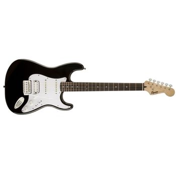 FENDER Squier Bullet Stratocaster HSS black con tremolo Chitarra elettrica nera