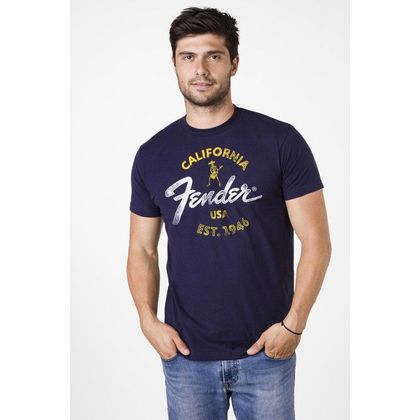 Fender Baja Blue T-Shirt M Maglietta Blu