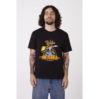 Fender Meteora T-Shirt Black L Maglietta nera