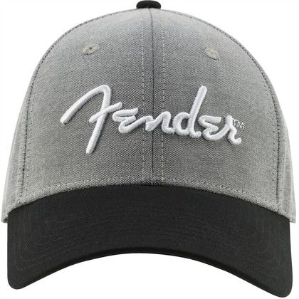 Fender Hipster Dad Hat Cappello grigio e nero