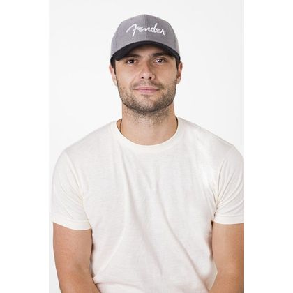 Fender Hipster Dad Hat Cappello grigio e nero