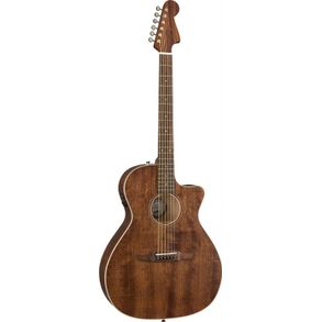 Fender Newporter Special All Mahogany Chitarra acustica elettrificata con borsa