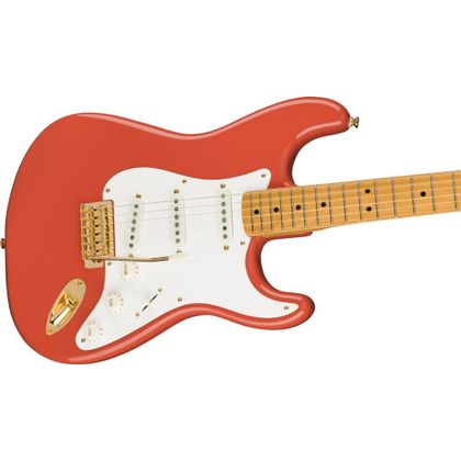 Fender Squier FSR Classic Vibe '50s Stratocaster MN Fiesta Red with Gold Hardware Chitarra elettrica