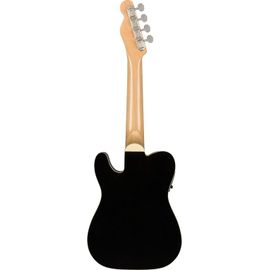 Fender Fullerton Tele Uke Black Ukulele concerto Telecaster elettrificato