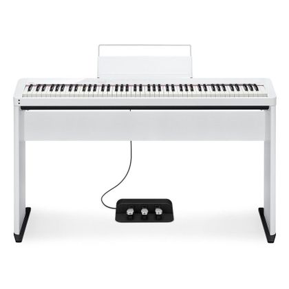 Casio Privia PX S1000 White con stand in legno + pedaliera + copritastiera omaggio