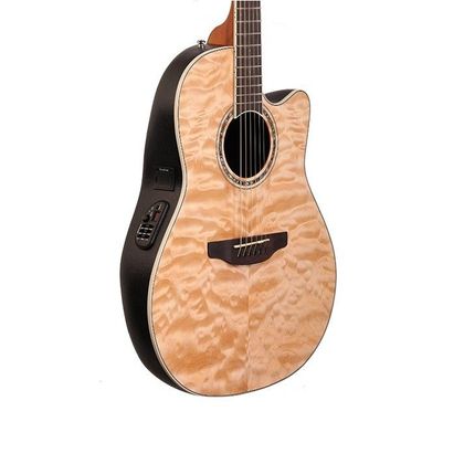 Ovation Celebrity Standard Plus Mid Depth CS24P-4Q Natural Quilt Chitarra acustica elettrificata