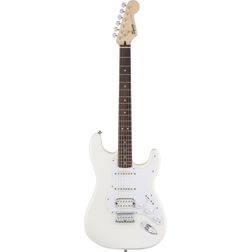 Fender Squier Bullet Stratocaster HT Hard Tail HSS White Chitarra Elettrica bianca