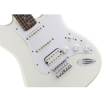 Fender Squier Bullet Stratocaster HT Hard Tail HSS White Chitarra Elettrica bianca