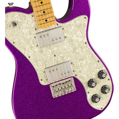 Fender Squier FSR Classic Vibe '70s Telecaster Deluxe MN Purple Sparkle with White Pearloid Pickguard Chitarra elettrica viola