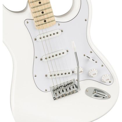 Fender Squier FSR Affinity Stratocaster MN Olympic White Chitarra elettrica bianca