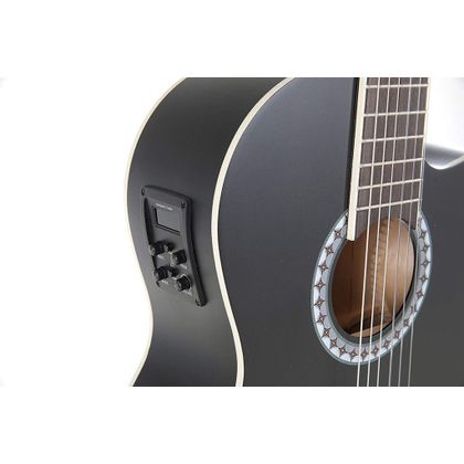 GEWA pure VGS Chitarra classica elettrificata Black