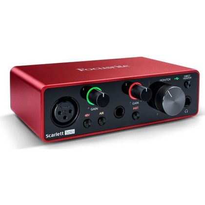 Coppia Monitor 140W YAMAHA HS7 + Scheda audio Focusrite Solo + cavi omaggio