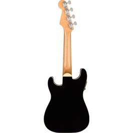 Fender Fullerton Strat Uke Black Ukulele concerto Stratocaster elettrificato