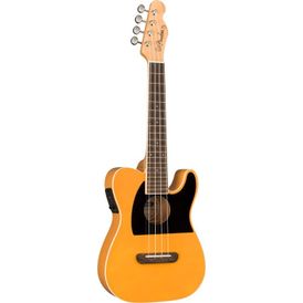 Fender Fullerton Tele Uke Butterscotch Blonde Ukulele concerto Telecaster elettrificato