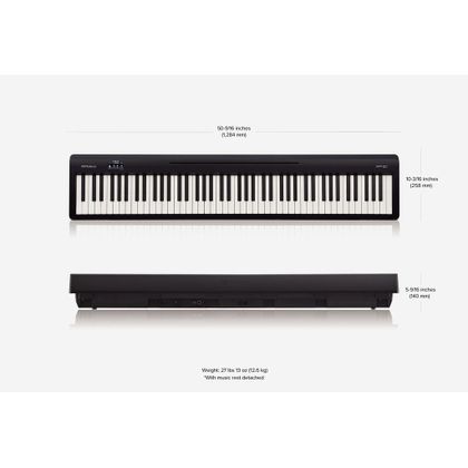 Pianoforte digitale Roland FP-10 BK Black + Supporto originale in legno