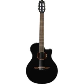 Yamaha NTX1 Black Chitarra classica elettrificata a cassa stretta