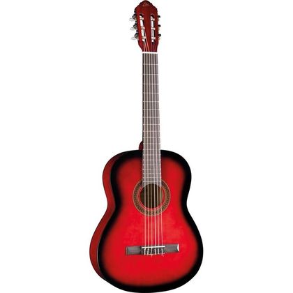 Eko CS10 red burst Chitarra classica rossa