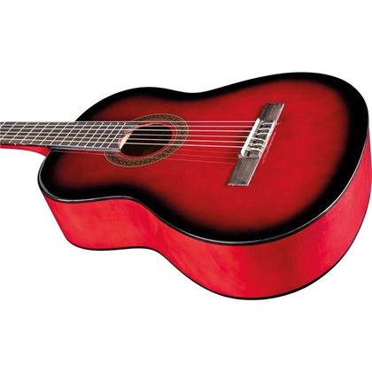 Eko CS10 red burst Chitarra classica rossa