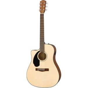 Fender CD60SCE LH Natural Chitarra acustica mancina elettrificata