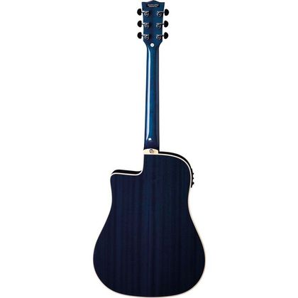 Eko NXT D100CE See Through Blue Chitarra acustica elettrificata