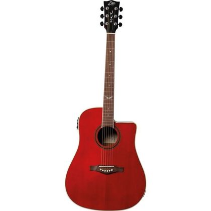 Eko NXT D100CE See Through Red Chitarra acustica elettrificata