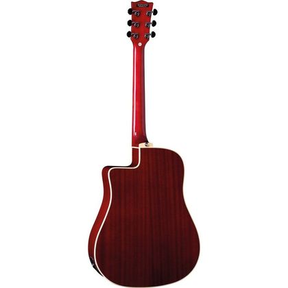 Eko NXT D100CE See Through Red Chitarra acustica elettrificata