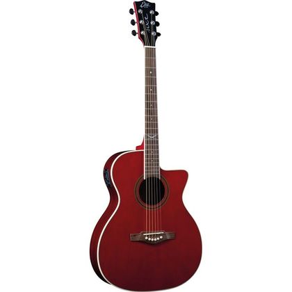 Eko NXT A100CE See Through Red Chitarra acustica elettrificata