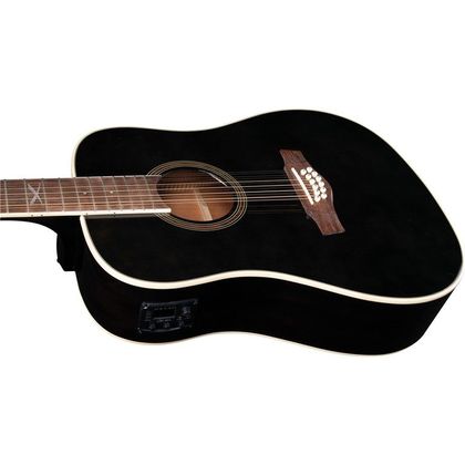 Eko NXT D100E XII See Through Black Chitarra acustica elettrificata 12 corde