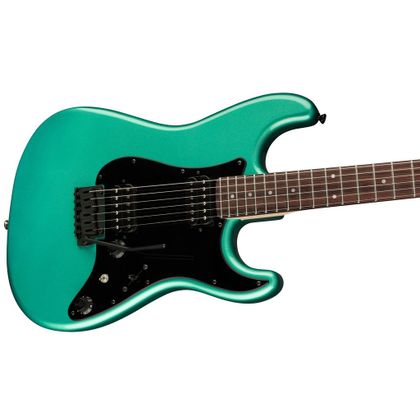 Fender Boxer Series Stratocaster HH RW Sherwood Green Metallic Chitarra elettrica con borsa