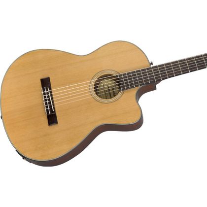 Fender CN140SCE Nylon Thinline Natural Chitarra classica elettrificata con borsa rigida