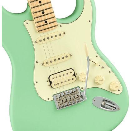 Fender American Performer Stratocaster HSS MN Satin Surf Green Chitarra elettrica con borsa