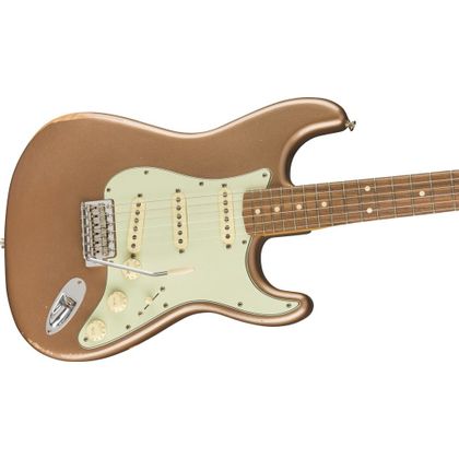 Fender Vintera Road Worn '60s Stratocaster PF Firemist Gold Chitarra elettrica con borsa