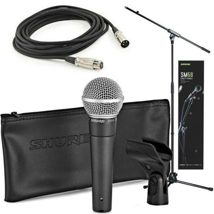 Shure SM58 Quality Bundle Kit microfono, asta e cavo