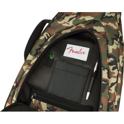 Fender FE920 Gig Bag Woodland Camo Borsa imbottita per chitarra elettrica