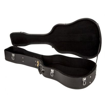 Fender CN140SCE Nylon Thinline Black Chitarra classica elettrificata con borsa rigida