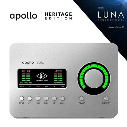UNIVERSAL AUDIO Apollo Solo USB Heritage Edition interfaccia audio