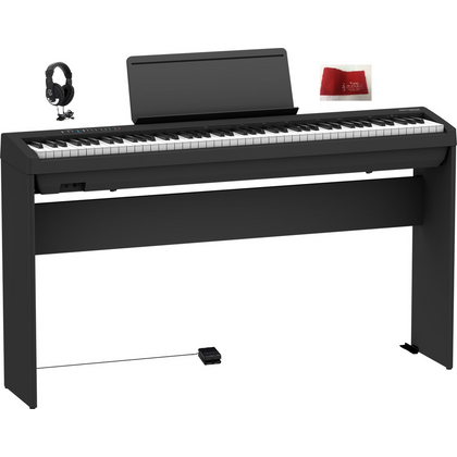 Roland FP30X BK Black Pianoforte digitale con supporto originale + cuffie