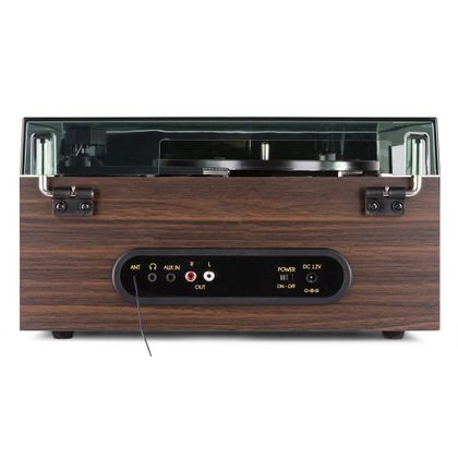 FENTON RP135W 60's Wood Giradischi USB Bluetooth con lettore CD e altoparlanti integrati