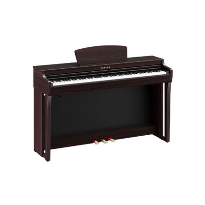 Yamaha Clavinova CLP725 Dark Rosewood Pianoforte digitale palissandro + panca + cuffie omaggio