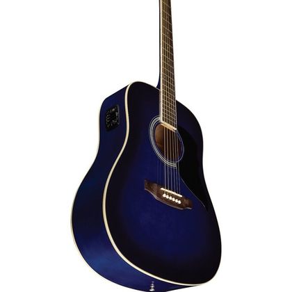 Eko Ranger 6 Eq Blue Sunburst Chitarra acustica elettrificata blu sfumata